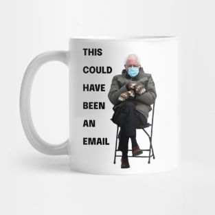 Bernie Sanders Mittens Inauguration Meme Mug